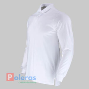 Polera Dryfresh Cuello Camisero Manga Larga Hombre