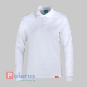 Polera de Pique Manga Larga Mujer 80-20