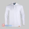 Polera de Pique Manga Larga para Hombre 80-20