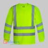 Poleras Dry Fit Cuello Redondo Manga Larga Con Cinta Reflectiva