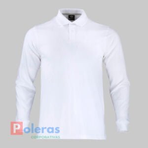 Poleras Dryfresh Cuello Camisero Manga Larga Hombre