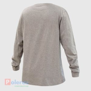 polera hombre algodon manga larga